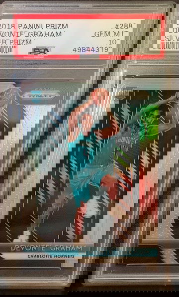 2018 Panini Prizm Devonte Graham Silver PSA 10