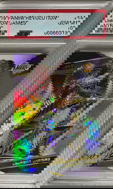 2019 PANINI REVOLUTION ASTRO #14 LeBRON JAMES GEM MINT 10