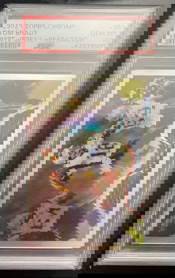 2013 Tom Brady Topps Chrome Refractor PSA 10