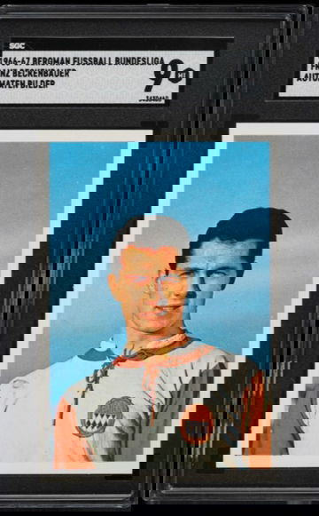 1966 BERGMAN FUSSBALL BUNDESLIGA FRANZ BECKENBAUER SGC 9 MINT