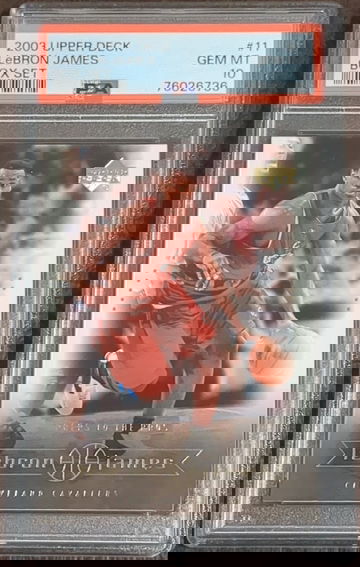 2003 Upper Deck, LeBron James Box Set, #11, Rookie RC, PSA 10 GEM MINT
