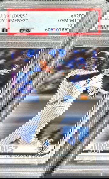 2019 Topps Eloy Jimenez #670 PSA 10 Gem Mint Chicago White Sox