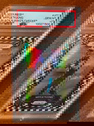 2023 Prizm Black White Checker Bryce Young