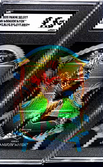 2020 Select Brandon Aiyuk Light Blue Die Cut