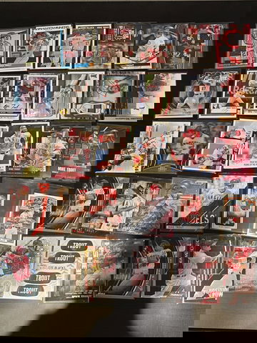 Mike Trout Baseball Card Lot (239) - Many Inserts, Parallels Nice Variety Angels