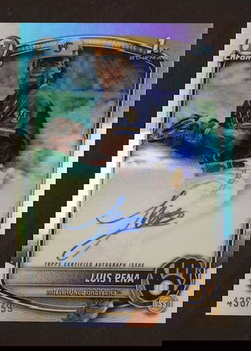 2024 Bowman Chrome Refractor Luis Pena #CPA-LP Auto /499