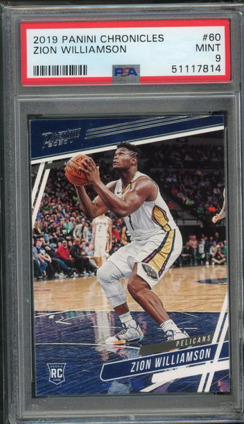 2019 Chronicles Prestige Zion Williamson PSA 9 