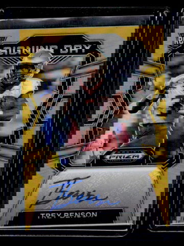 2024 Panini Prizm Draft Picks Signing Day Trey Benson #SD-TBN RC Auto