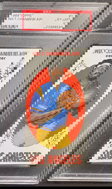 1969 Topps Wilt Chamberlain Tall Boy PSA 6