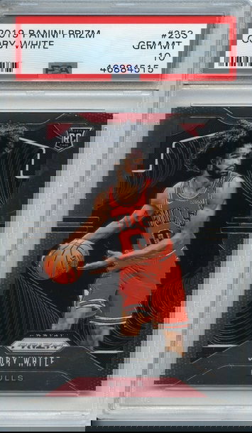 Coby White Prizm Rookie PSA 10