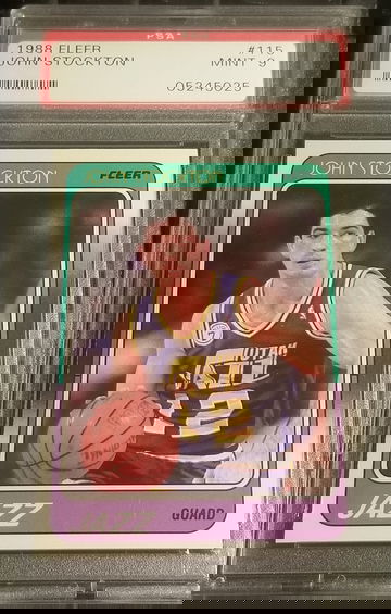 John Stockton 1988 Fleer