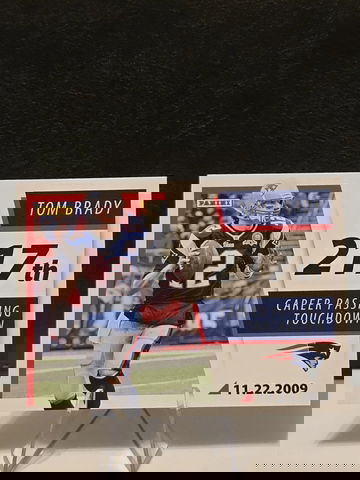 2021 Score  Tom Brady  Tribute #TBT-217  Career Passing TDs  Patriots 