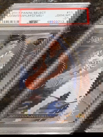 2017 Panini Select Donovan Mitchell RC PSA 10