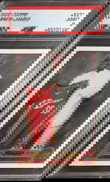 2003 Topps Lebron James RC #221 PSA 9 MINT