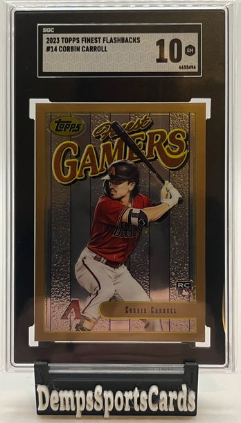 2023 Topps Flashbacks Corbin Carroll Finest Gamers RC #14 Rookie
