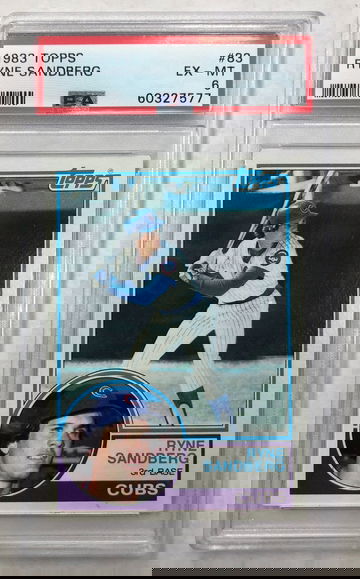 1983 Topps Ryne Sandberg PSA 6