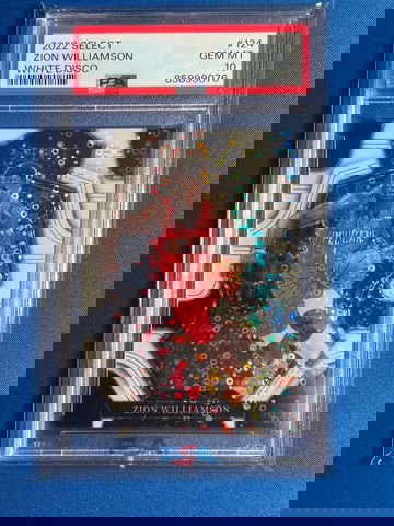 Select Premier Level Zion Williamson White Disco /75