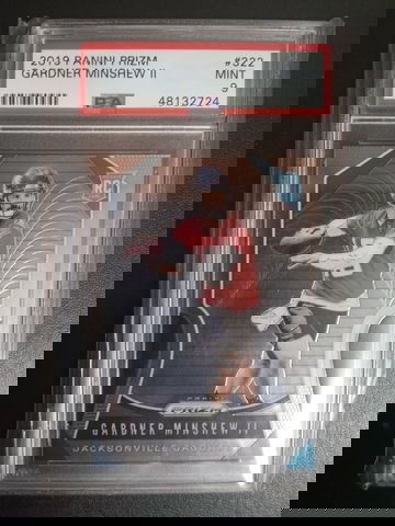 2019 panini prizm Gardner Minshew ll PSA 9 RC