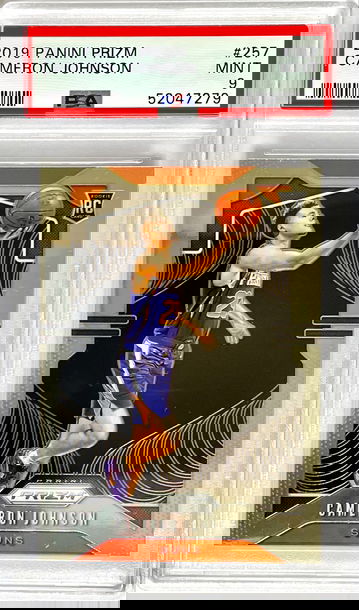 2019 Panini Prizm Cameron Johnson RC #257 PSA 9 MINT