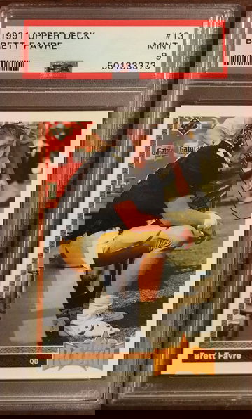 1991 Upper Deck #13 Brett Favre PSA 9 Rookie