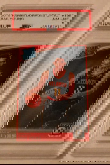 2018 Panini Donruss Optic Trae Young PSA 8