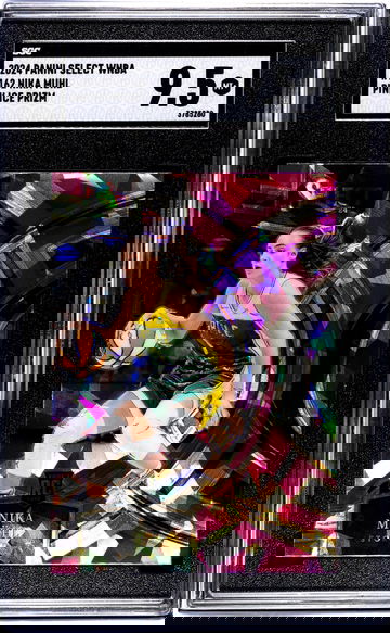 2024 Panini Select Wnba #162 Nika Muhl Pink Ice Prizm SGC 9.5