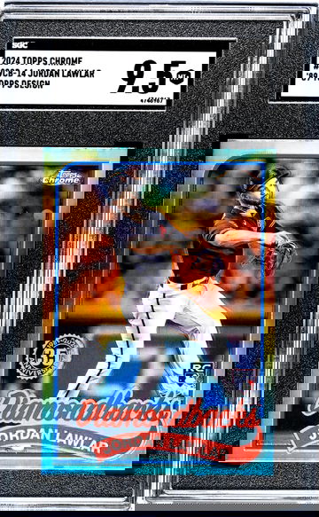 2024 Topps Chrome #89CB-14 Jordan Lawlar '89 Des. SGC 9.5