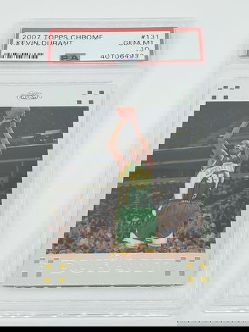 2007-08 Topps Chrome Kevin Durant PSA 10