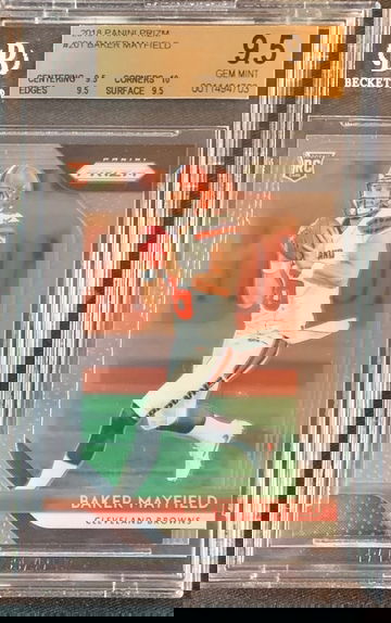 Baker Mayfield Prizm 2018 Base Rookie BGS 9.5