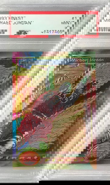 Michael Jordan 1993 Finest #1 - PSA 9 Mint