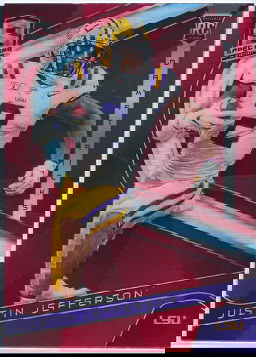 2020 Panini Chronicles Draft Picks SPECTRA RED PRIZM Justin Jefferson Rookie RC