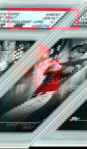 2018 Topps #HRCMT Mike Trout Home Run Challenge-April