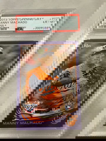 2013 topps opening day Purple Manny Machado 