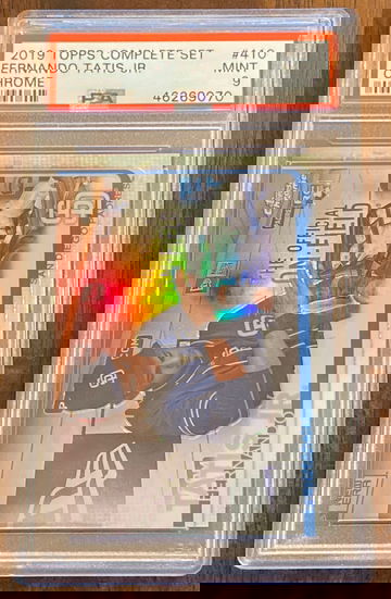 Fernando Tatis Complete Set Chrome PSA 9