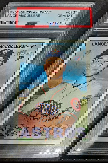 Lance McCullers 2016 Topps Heritage #573 PSA 10