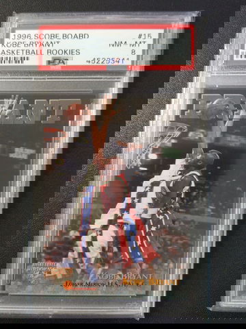 1996 Score Board # 15 Kobe Bryant PSA 8