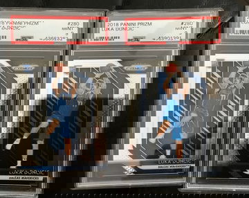 Luka Doncic (2) PSA 9 prizm rookie 280