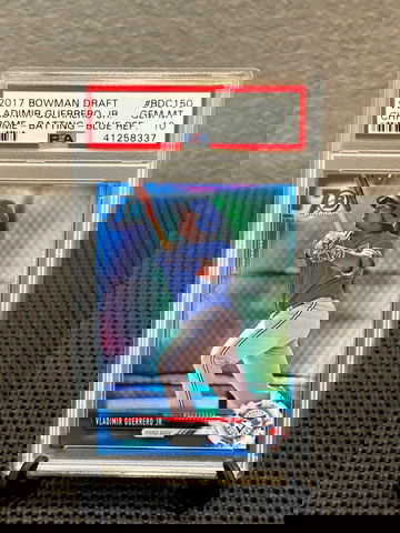 Vladimir Guerrero Jr. 2017 Bowman Chrome PSA 10 70th Blue Refractor SN# 167/200 