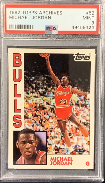 1992 Topps Archive Michael Jordan PSA 9