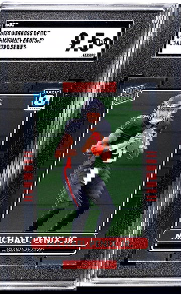 2024 Donruss Optic #9 Michael Penix Jr. '14 Retro Series SGC 9.5