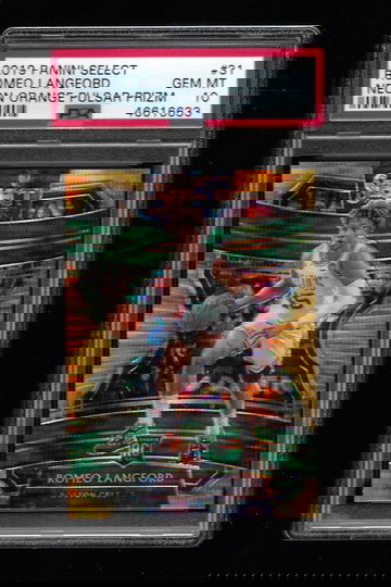 2019 PANINI SELECT ROMEO LANGFORD NEON ORANGE PULSAR