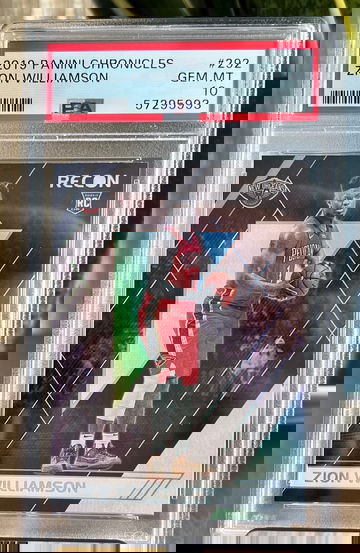 2019-20 Panini Chronicles Basketball Zion Williamson RC #292 PSA 10 GEM MINT ROY