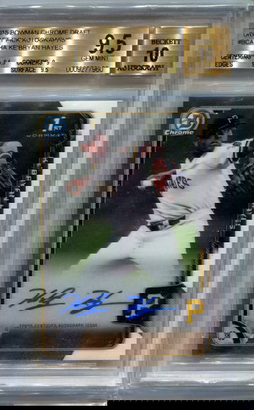 Ke'bryan Hayes Bowman chrome auto 9.5/10