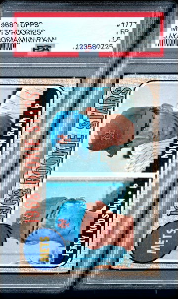 1968 Topps Mets Rookie Stars Jerry Koosman/Nolan Ryan #177 PSA 1.5