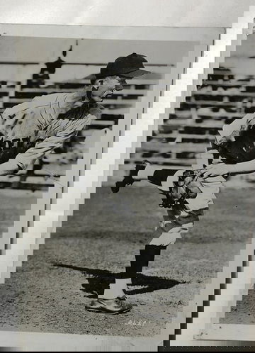 1934 Lefty Grove, “Boston Red Sox Legend” Pitching Photo!