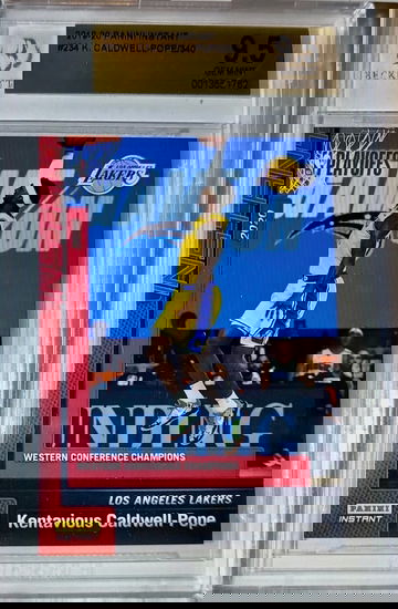 Kentavious Caldwell-Pope 2019-20 Panini NBA #234 Card 1/340 BGS 9.5 Gem Lakers