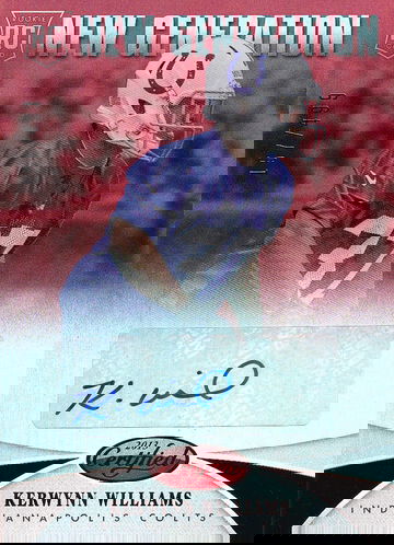 2013 Certified Kerwynn Williams #284 RC Mirror Red Auto 157/499