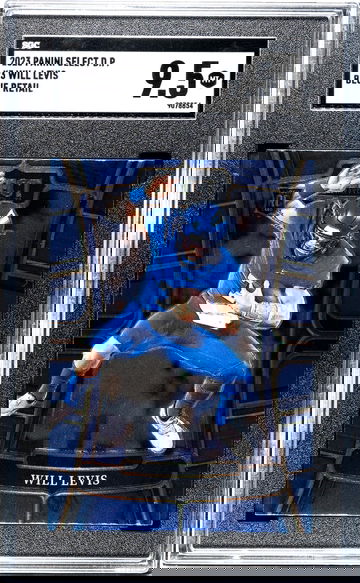 2023 Panini Select D.P. Blue Retail Will Levis #3 RC SGC 9.5