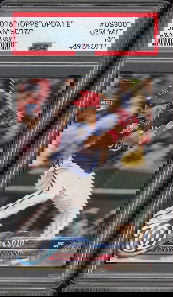 2018 topps update juan soto psa 10 us300