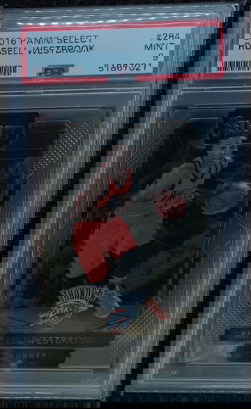 2016-17 Panini Select #284 Russell Westbrook PSA 9